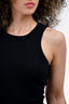 Lisa Yang Black Cashmere Ribbed Tank Top Size 0