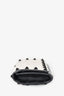 Valentino White/Black Rockstud Small Wallet