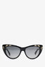 Gucci Black Cat Eye Frame Printed Sunglasses