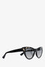 Gucci Black Cat Eye Frame Printed Sunglasses