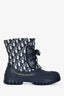 Christian Dior D-Venture Oblique Jacquard Combat Boots Size 37