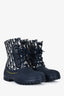 Christian Dior D-Venture Oblique Jacquard Combat Boots Size 37