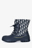 Christian Dior D-Venture Oblique Jacquard Combat Boots Size 37