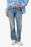 Gucci Blue Denim Wide Leg Jeans Size 29