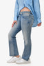 Gucci Blue Denim Wide Leg Jeans Size 29