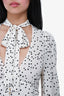 Zimmermann White/Black Polkadot Dress Size 1