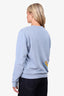 Loewe Blue Holiday Print Crewneck Sweatshirt Size M