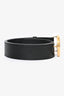 Gucci Black Leather 'GG' Belt Size 85