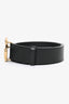 Gucci Black Leather 'GG' Belt Size 85