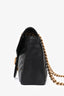 Gucci Black Leather 'Marmont' Small Shoulder Bag