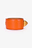 Hermès 1998 Orange Leather Médor Bracelet