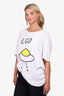 Gucci White Egg Print T-Shirt Size XXL