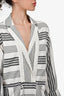 Mara Hoffman Swim Cream/Grey Striped Cover-Up Dress Size XS