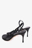 Sergio Rossi Black Strappy Sandals Size 38