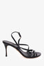 Sergio Rossi Black Strappy Sandals Size 38