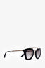 Prada Black Acrylic Cat Eye Sunglasses