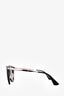 Prada Black Acrylic Cat Eye Sunglasses