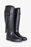 Burberry Black Trim Rubber Rain Boots Size 37