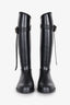 Burberry Black Trim Rubber Rain Boots Size 37