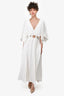 3.1 Phillip Lim White Cape Overlay Maxi Dress Size 0