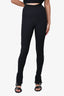 Wardrobe NYC Black Back Zip Leggings Size S