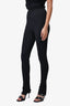 Wardrobe NYC Black Back Zip Leggings Size S