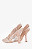 Christian Dior Nude Mesh/Suede Leather J'aDior Heels Size 35.5