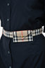 Burberry Beige Canvas Pocket Detailed Belt Size 70/28
