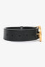 Gucci Black Leather GG Marmont Belt Size 80