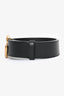 Gucci Black Leather GG Marmont Belt Size 80