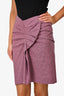 Isabel Marant Etoile Purple 'Ines' Skirt Size 34