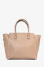 Valentino Brown Leather Rockstud Tote with Strap