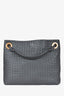 Bottega Veneta Grey Intreciatto Leather Bella Tote Bag