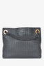 Bottega Veneta Grey Intreciatto Leather Bella Tote Bag