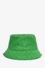 Bottega Veneta Green Patterned Bucket Hat Size M