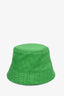 Bottega Veneta Green Patterned Bucket Hat Size M