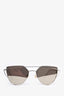 Gentle Monster Silver Frame Tinted 'Love Punch' Sunglasses