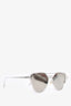 Gentle Monster Silver Frame Tinted 'Love Punch' Sunglasses