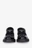 Prada Black Leather Brushed Loafers Size 38
