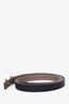 Hermès 2021 Black Swift/Epsom Reversible 13mm Ancre Belt Size 75