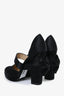 Pre-Loved Chanel™ Black Satin Bow Detail Heels Size 37