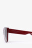 Prada Burgundy Acetate Sunglasses