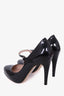 Miu Miu Black Patent Leather Mary Jane Heels Size 36