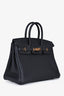 Hermès 2021 Black Togo Leather Birkin 25