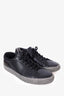 Common Project Black Achilles Moire Sole Sneakers Size 39