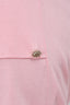 Pre-Loved Chanel™ Baby Pink Knit Short Sleeve Front Pocket Detail Dress Size 38