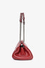 Pre-Loved Chanel™ 2012-13 Red Lambskin Large Just Mademoiselle Bowling Bag