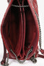 Pre-Loved Chanel™ 2012-13 Red Lambskin Large Just Mademoiselle Bowling Bag