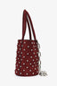 Alexander Wang Burgundy Studded Mini Bucket Bag