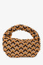 Bottega Veneta Brown/Yellow Beaded Jodie Bag